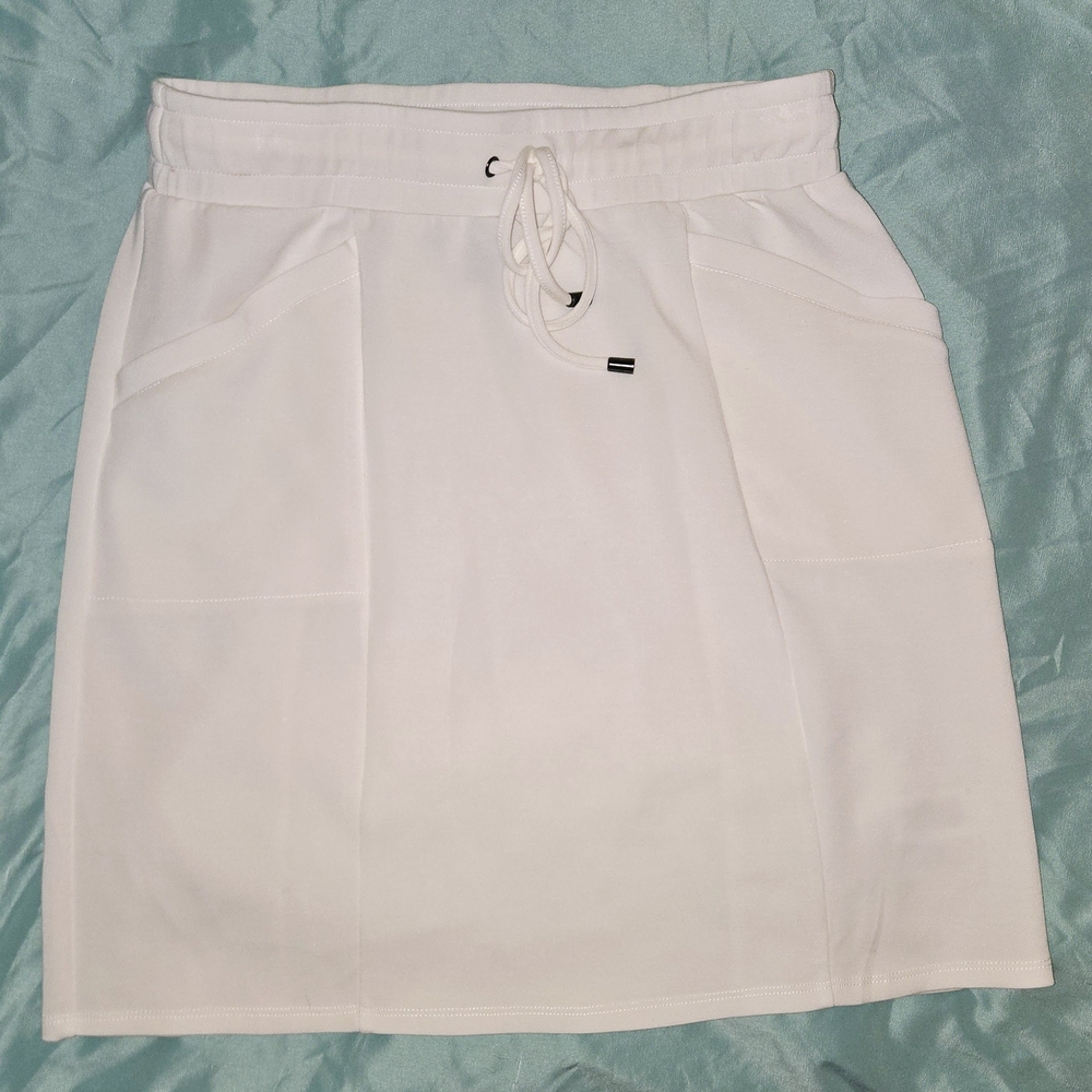 Rachel Zoe White Tie Front Tennis Skirt